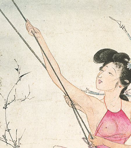 肥西-胡也佛的仕女画和最知名的金瓶梅秘戏图